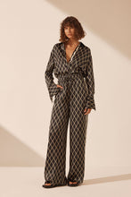 Load image into Gallery viewer, CORDE SILK CONTRAST RELAXED PANT

