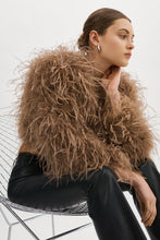 Load image into Gallery viewer, HALLIE OSTRICH FEATHER JACKET
