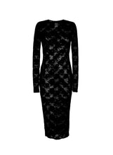 Load image into Gallery viewer, LE STRETCH LACE LONG SLEEVE DRESS
