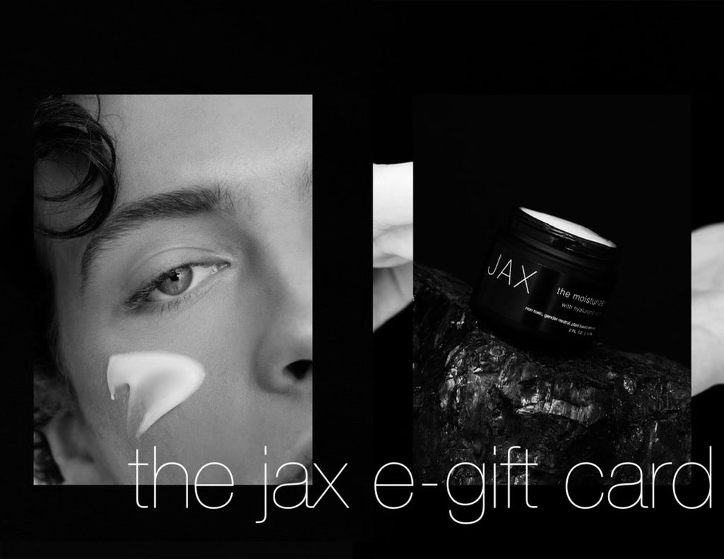 Jax Skincare GIFT CARD. Voucher or gift for a friend.